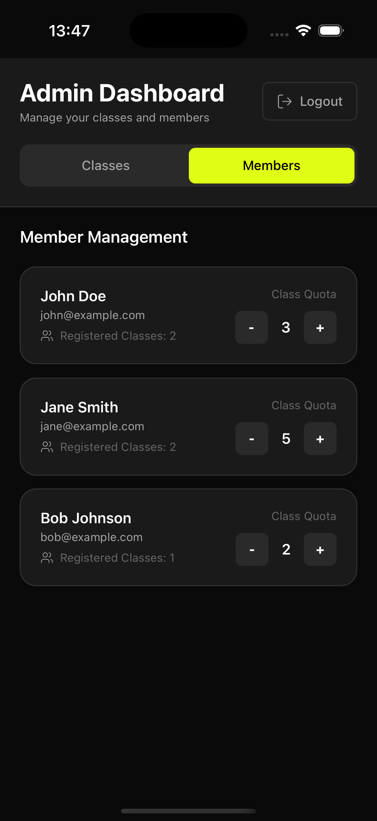 Member Management